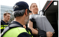 瑞典“环保少女”在荷兰再次被捕