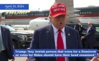 特朗普再次嘲讽拜登智商低，犹太人该去查查脑子