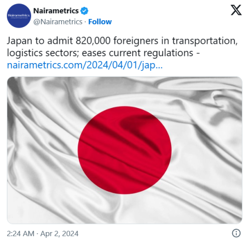 日本迎来大规模引入移民的时代