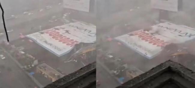孟买巨型广告牌倒塌14人死亡