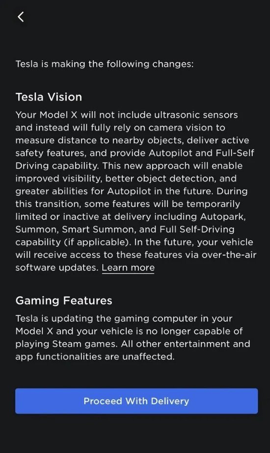 特斯拉Model X车主游戏体验受限，将移除Steam游戏功能